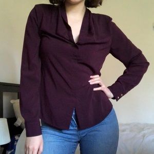 Burgundy Calvin Klein Top